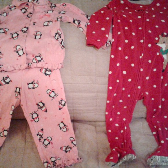 Carter's Other - 3T Winter PJs Bundle